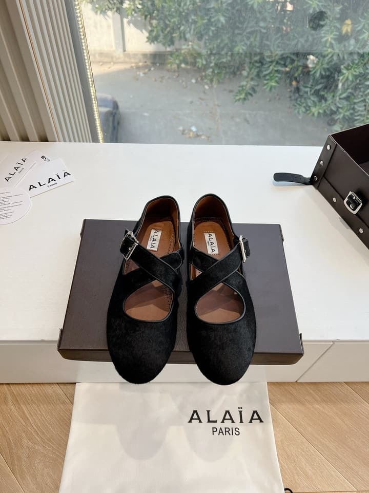 Alaïa French Fairy Ballet Flats – 2025 SS