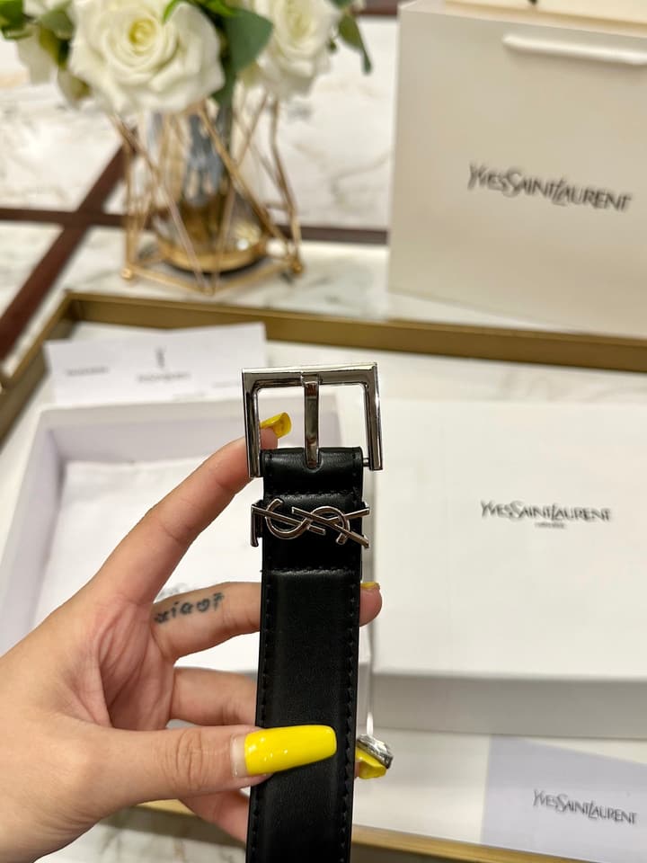 Saint Laurent Classic Leather Belt – 3.0cm