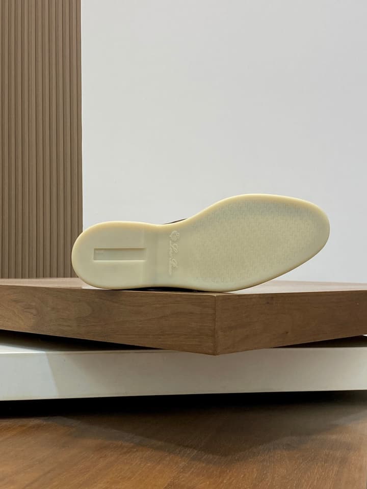 Loro Piana Suede Leather Slip-On Loafers in Camel Tan Suede