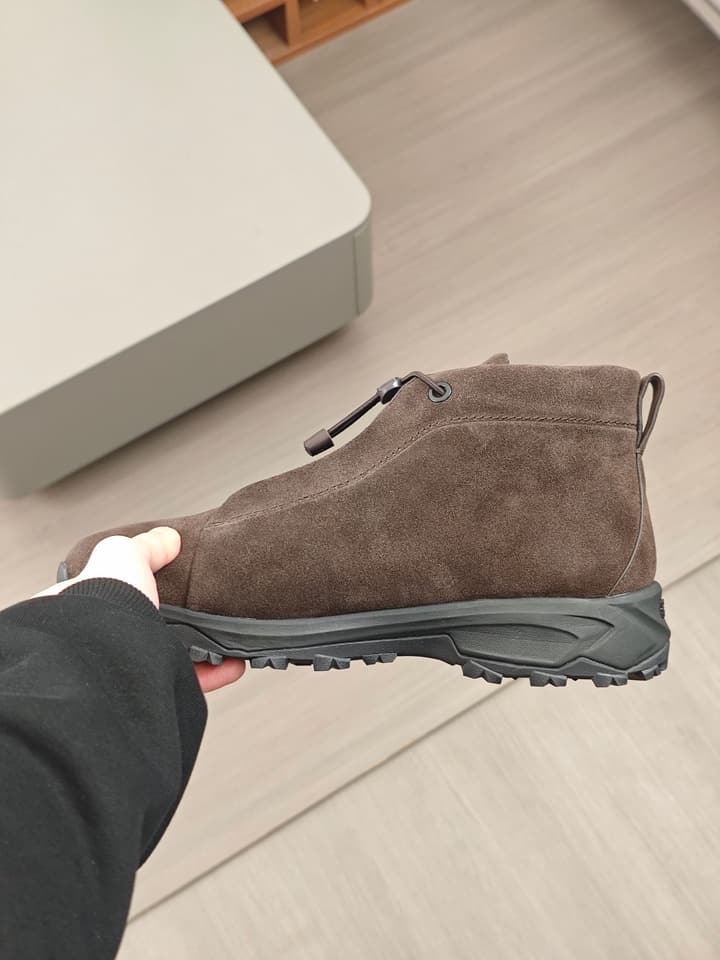 Zegna Triple Stitch™ Monte Luxury Casual Shoes in Black Leather High-top
