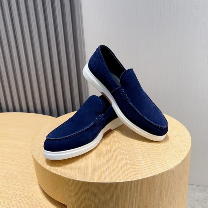 Boss Men's Luxury Leather Loafers in Black Leather