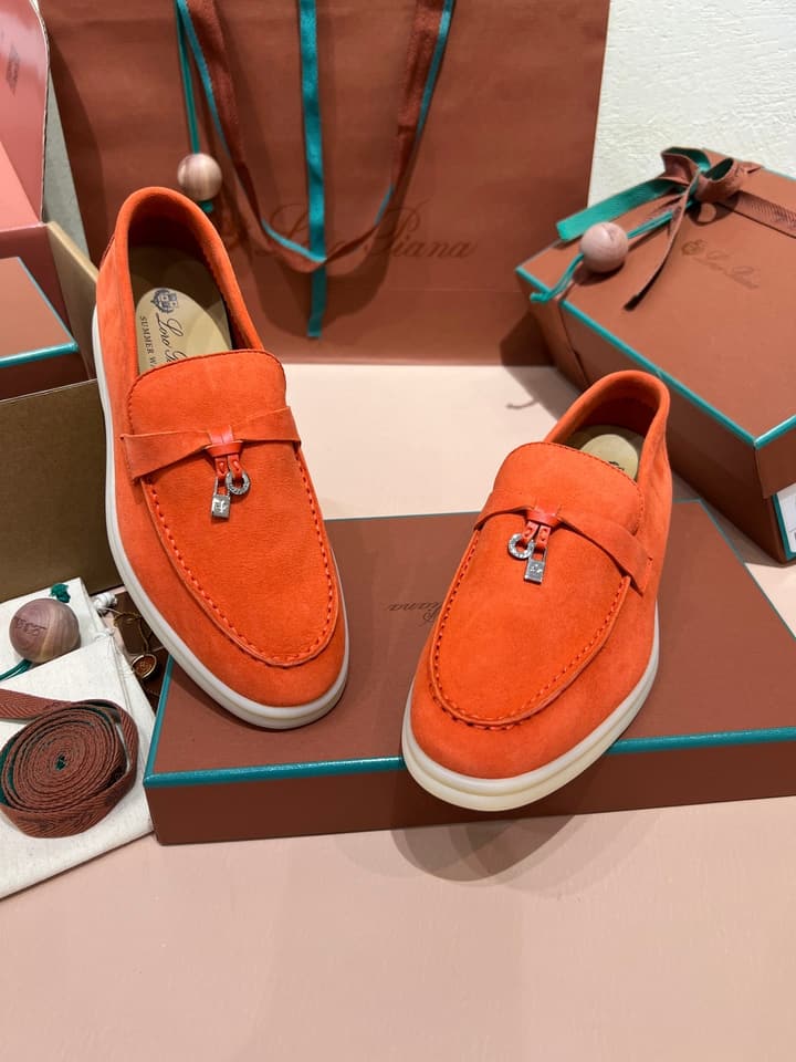 Loro Piana My Charms Suede Loafers