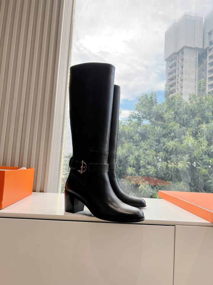 Hermès Classic Riding Boots – Autumn/Winter Collection – 2024 in Black