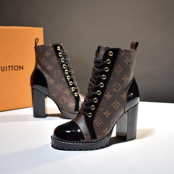 Louis Vuitton Classic High-Heeled Martin Boots