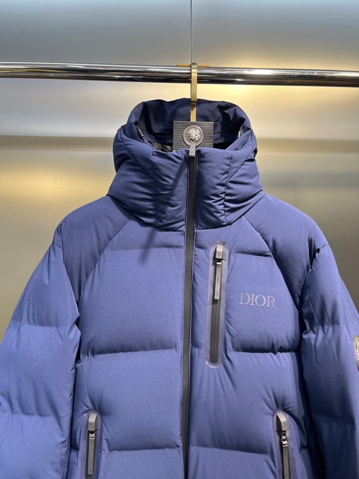 Dior Collaboration Waterproof Down Ski Jacket in Light Blue