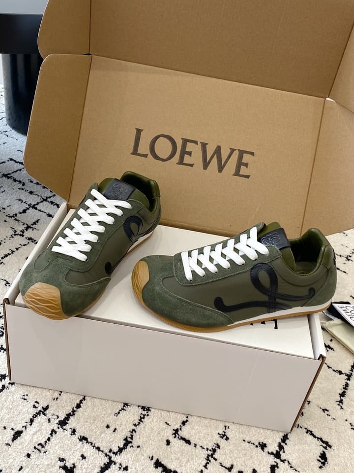 Loewe Ballet Runner Sneakers in Charcoal Grey