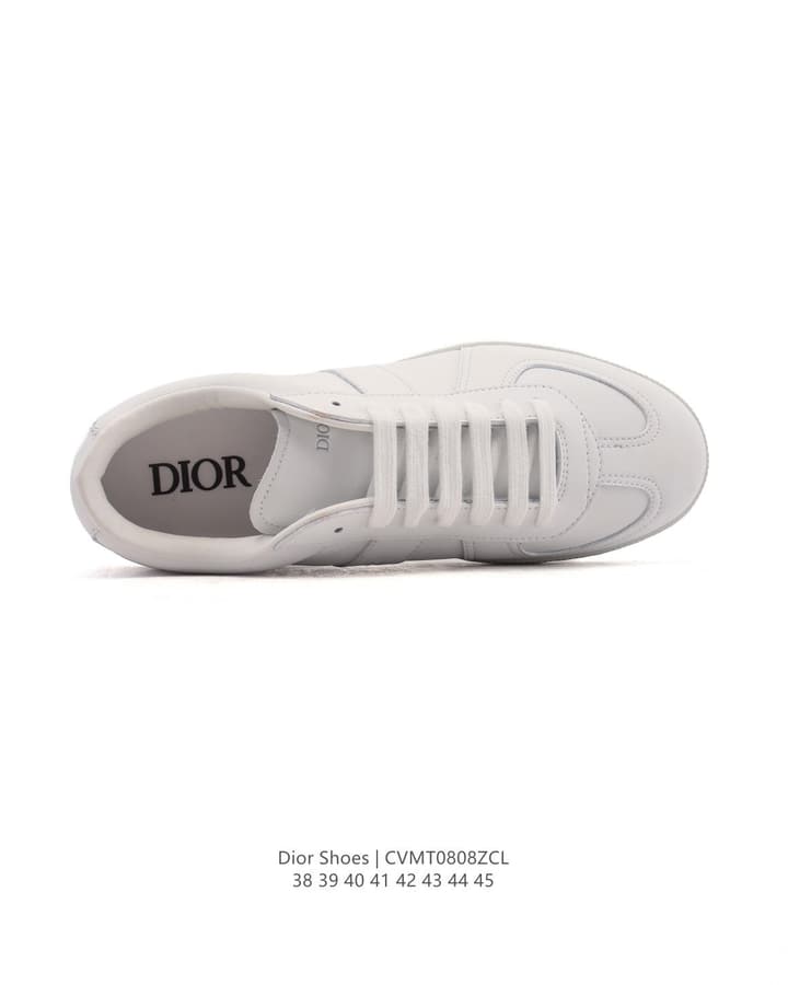 Dior Men's White Thick-Soled Sneakers – 25SS