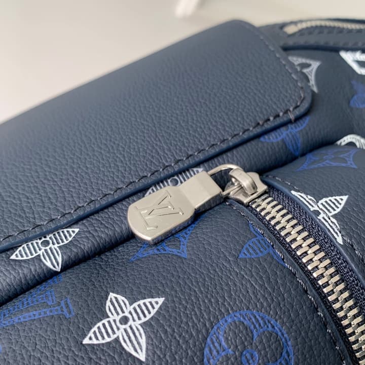 Louis Vuitton Discovery PM Backpack – Monogram Shadow in Navy Blue Monogram Shadow
