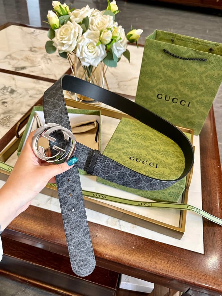 Gucci Classic Casual Leather Belt – 40mm