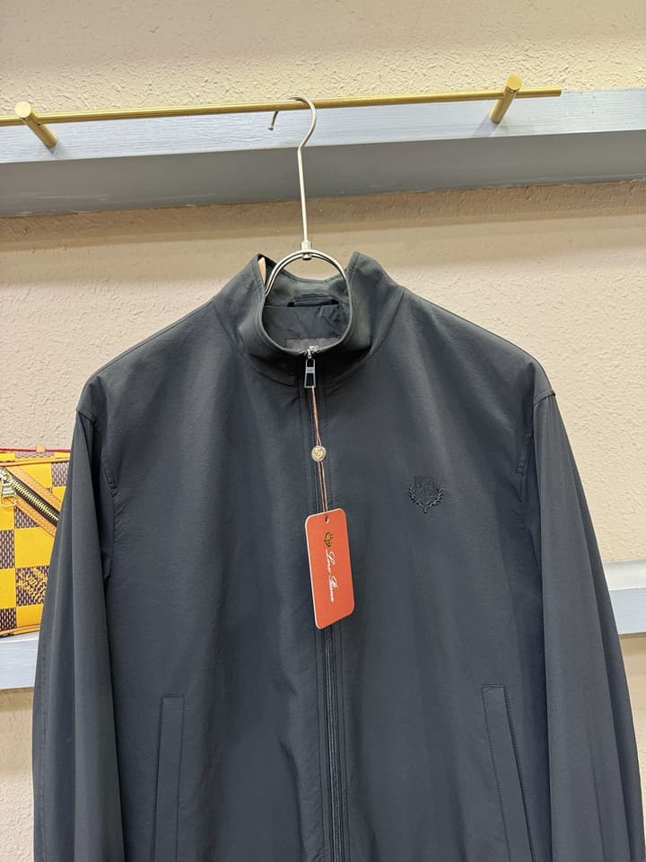 Loro Piana 2025 FW Imported Fabric Jacket – 2025FW in Dark Blue Jacket