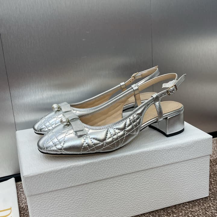 Dior Ballet Cannage Low-Heel Ballerina Flats – 2024 Spring/Summer Collection in Black Patent