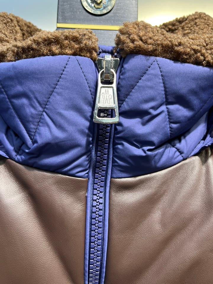 Moncler Unisex Down Jacket in Gold