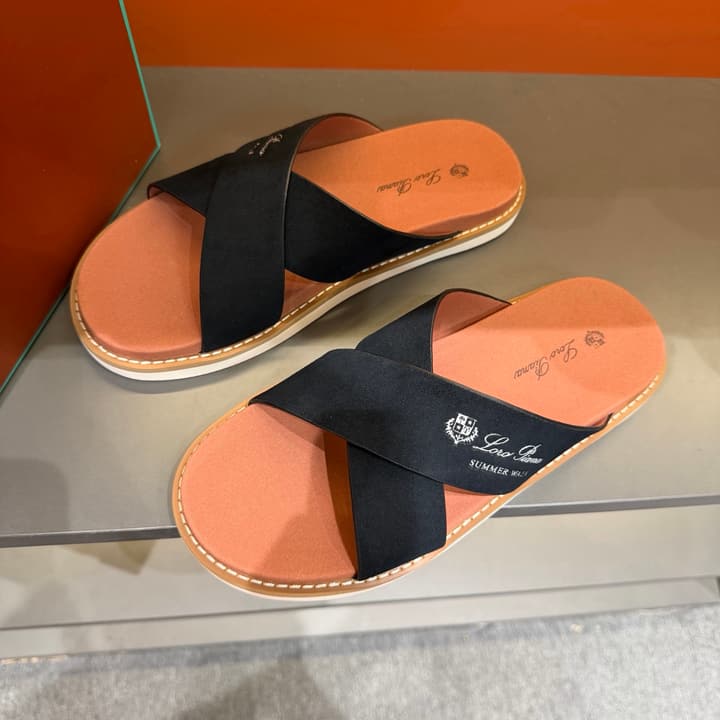 Loro Piana Summer Walk Crisscross Mules