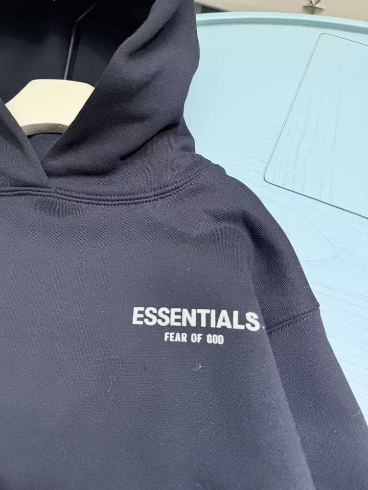 Fear of God ESSENTIALS Fleece Tracksuit Set – Kids Collection – 2025SS in Dark Gray Set