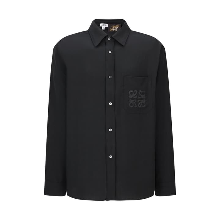 Loewe Embroidered Silk Shirt