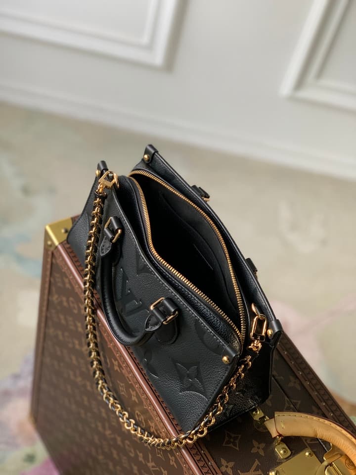 Louis Vuitton OnTheGo East West Monogram Empreinte Bag in Black Monogram Empreinte