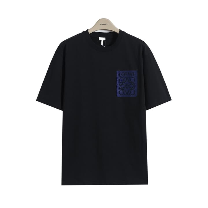 Loewe Embroidered Pocket T-Shirt – 25SS in Black