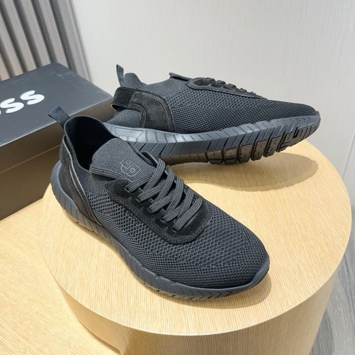 Boss Layered Design Sport Sneakers
