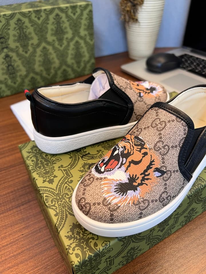 Gucci Kids Sheepskin-Lined Sneakers – Kids Collection