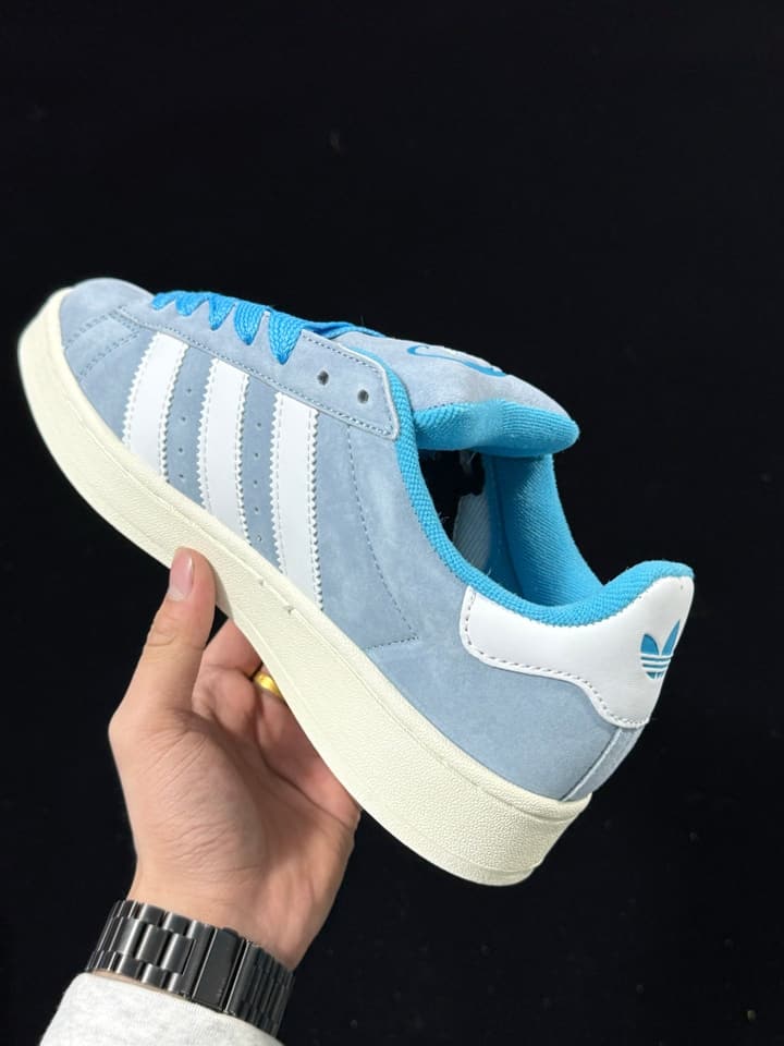 Adidas Originals Campus 00s Low-Top Sneakers in Black & White