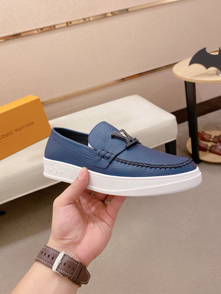 Louis Vuitton New Release Luxury Leather Loafers in Brown Loafer