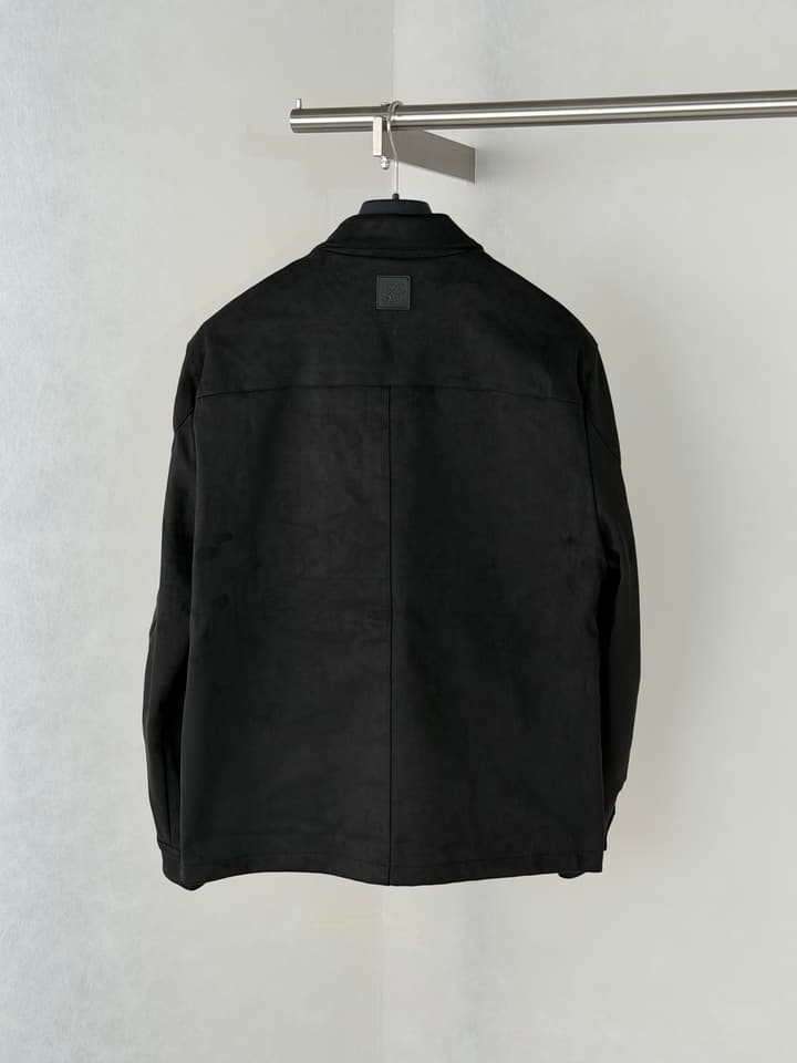 Louis Vuitton 3D V Embroidered Suede Workwear Jacket