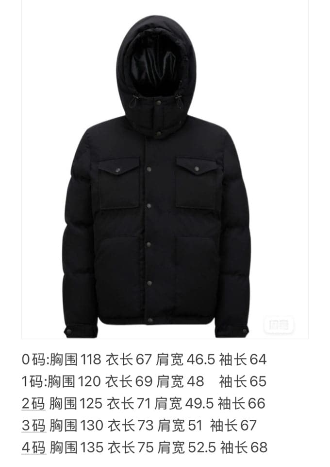 Moncler Hooded Puffer Jacket – 2025FW in Black Hooded Down Jacket