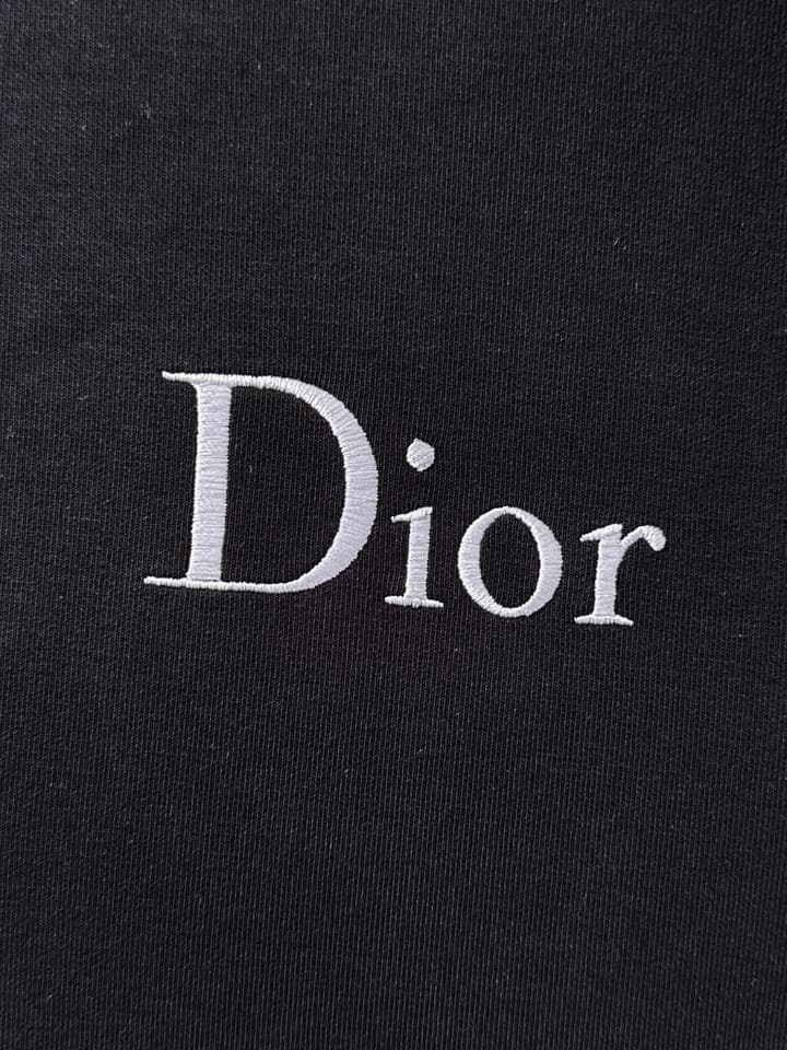 Dior Air Layer Crewneck Sweatshirt – 2025FW in Black Large Logo