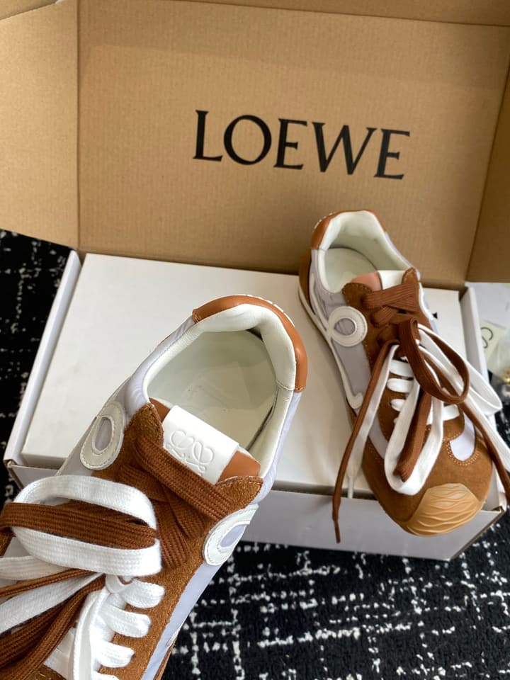Loewe Ballet Runner Sneakers – 2025 Paris Fashion Week in Brown