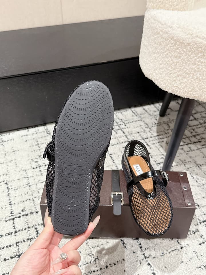 Alaïa Flat Mesh Ballet Flats – 25SS Collection