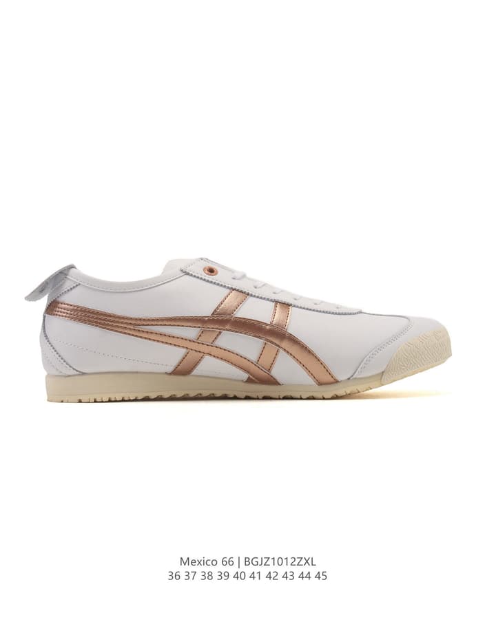 Asics Onitsuka Tiger Mexico 66 Classic Sneakers in Dark Navy With Cream Stripes