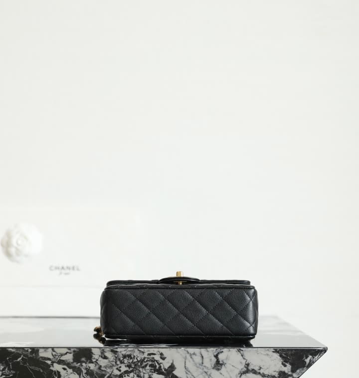 Chanel Leather-Threaded Handle CF Large Mini Bag – 25B Autumn/Winter Collection