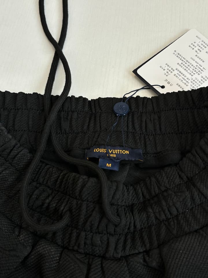 Louis Vuitton Monogram Embossed Jacquard Shorts in Black