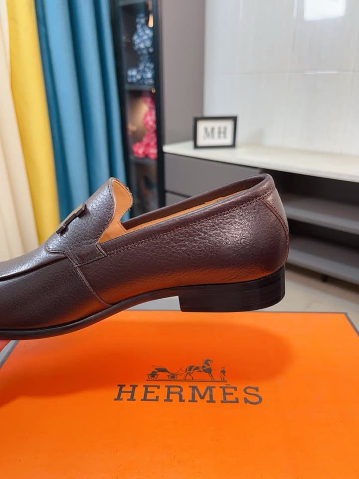 Hermès Business Leather Loafers