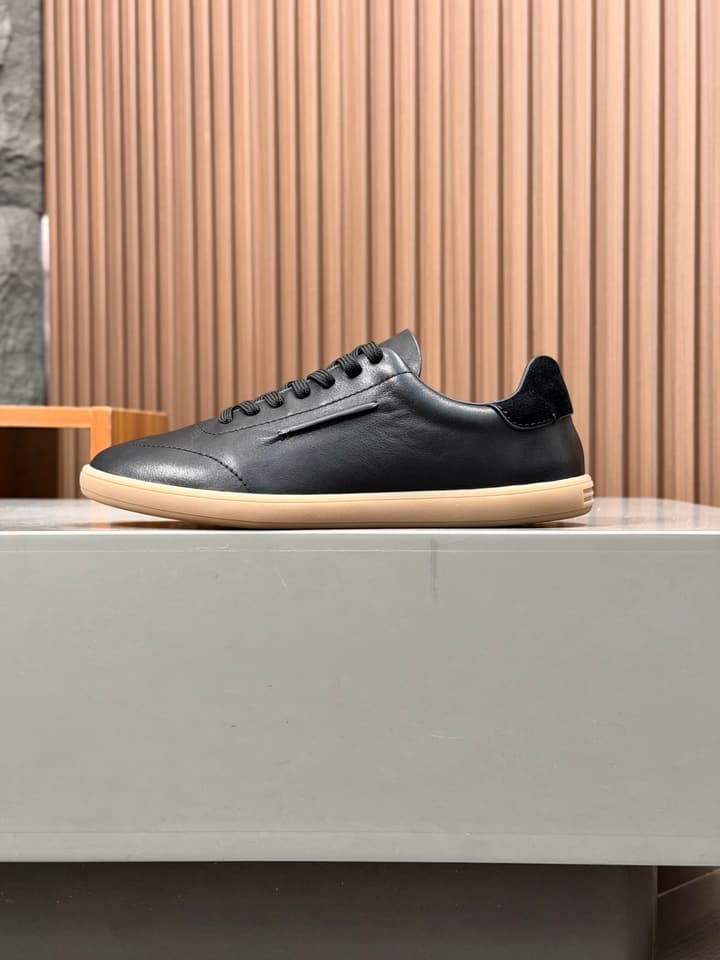 Zegna Old Money Suede Casual Sneakers