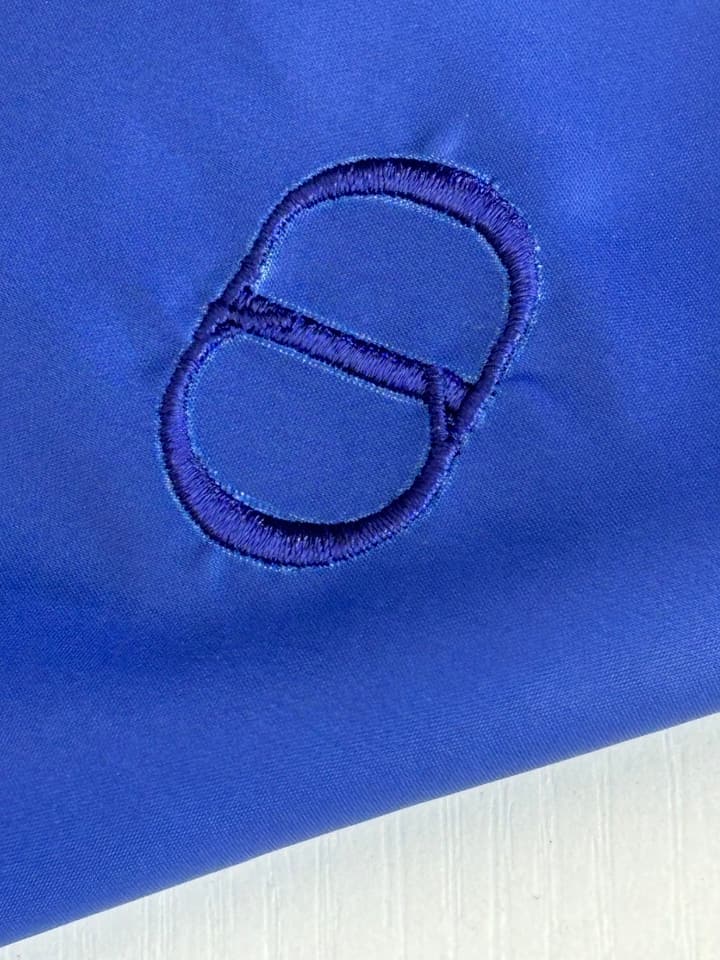 Dior CD Logo Embroidered Swim Trunks – Spring/Summer Collection in Royal Blue