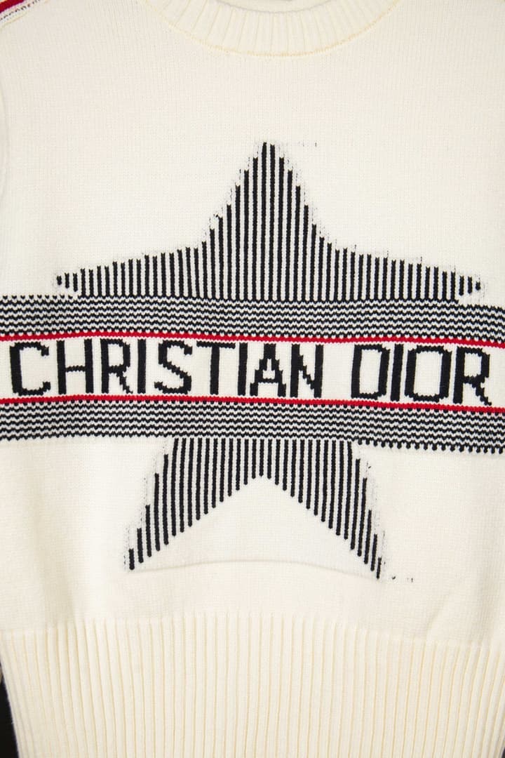 Dior Peter Doig Ski Series Sailor Knit Sweater – 23FW in Grey