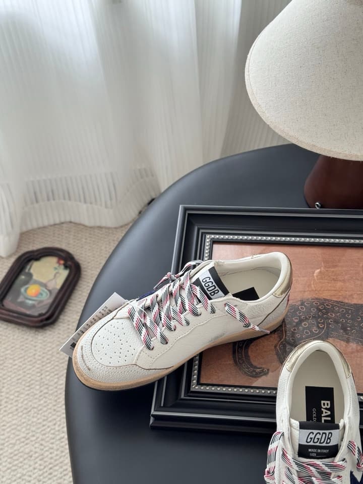 Golden Goose Distressed Graffiti Sneakers