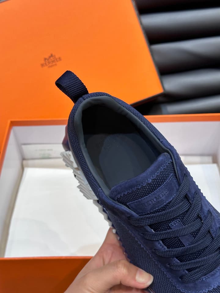 Hermès Bouncing Sneakers in Charcoal