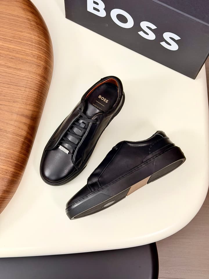 Boss Men's Casual Leather Sneakers