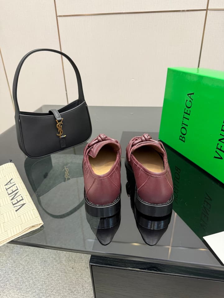 Bottega Veneta Astaire Suede Loafers in Black Leather