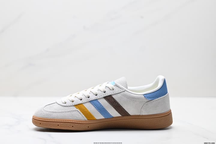 Adidas Handball Spezial Retro Suede Sneakers in Burgundy White Stripes