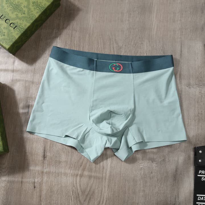 Gucci Men's Seamless Combed Cotton Underwear 3-Pack