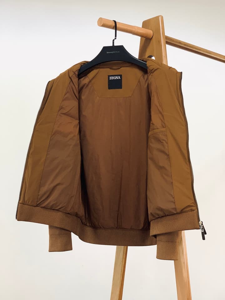 Zegna Spliced Down Puffer Jacket – 2025FW in Classic Black