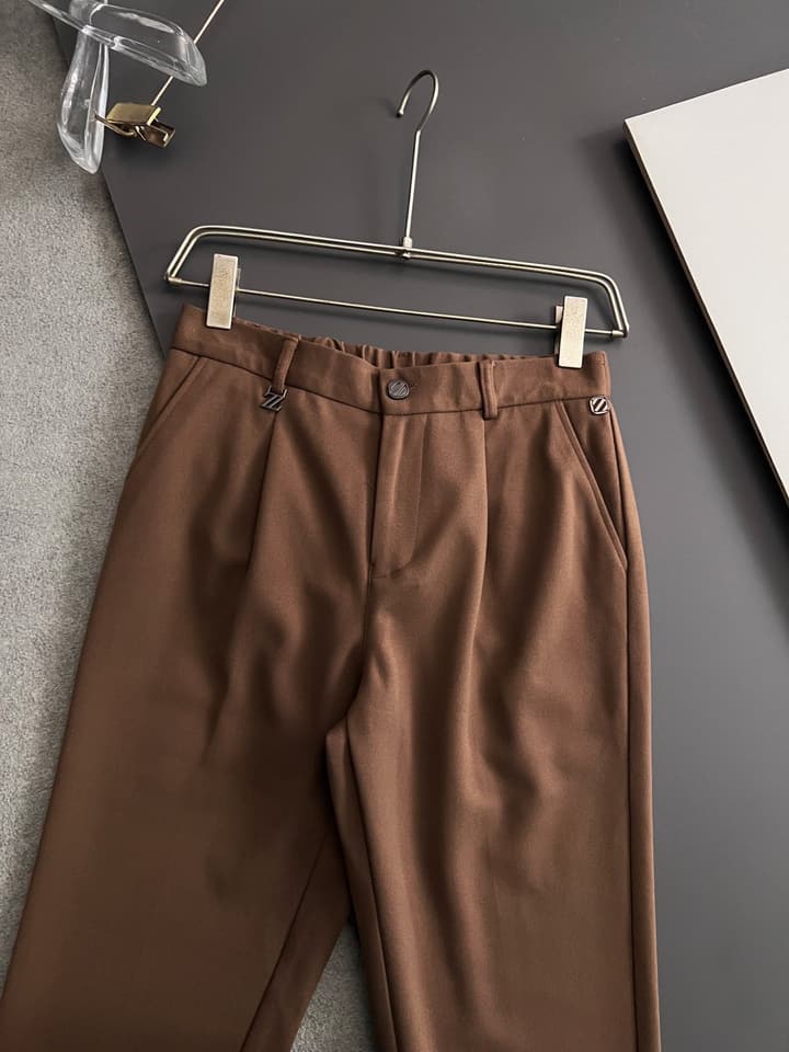 Zegna 2025 Cashmere Blend Casual Trousers in Classic Black