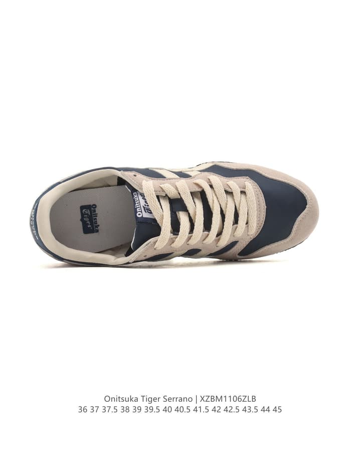 Onitsuka Tiger SERRANO™ Unisex Sneakers in Dark Navy And Beige