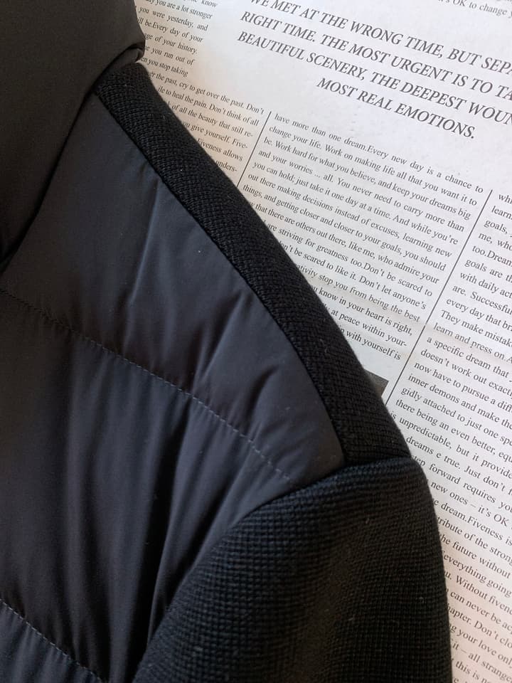 Zegna Spliced Down Puffer Jacket – 2025FW in Classic Black