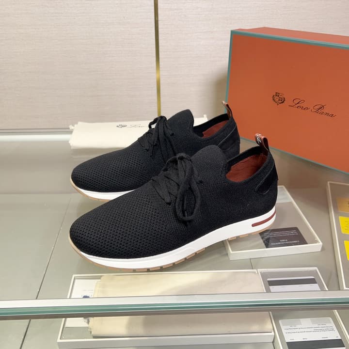 Loro Piana Breathable Suede Loafers in Solid Dark Blue
