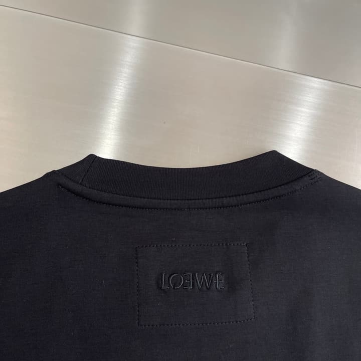 Loewe Contrast Logo T-Shirt – Spring/Summer Collection – 2026SS in Classic Black
