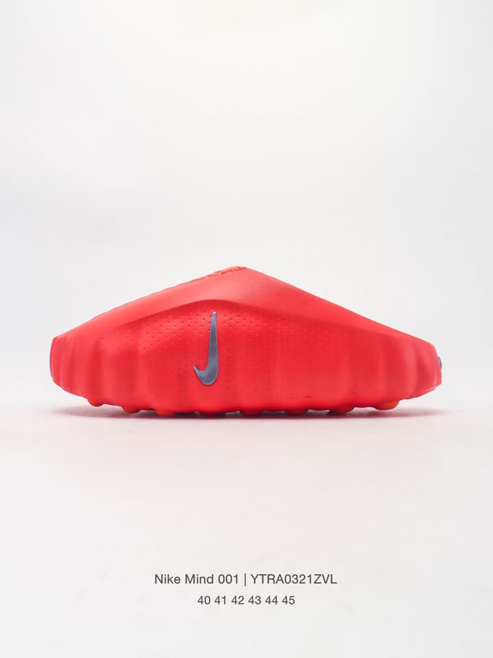 Nike Mind 001 Recovery Slides in Red